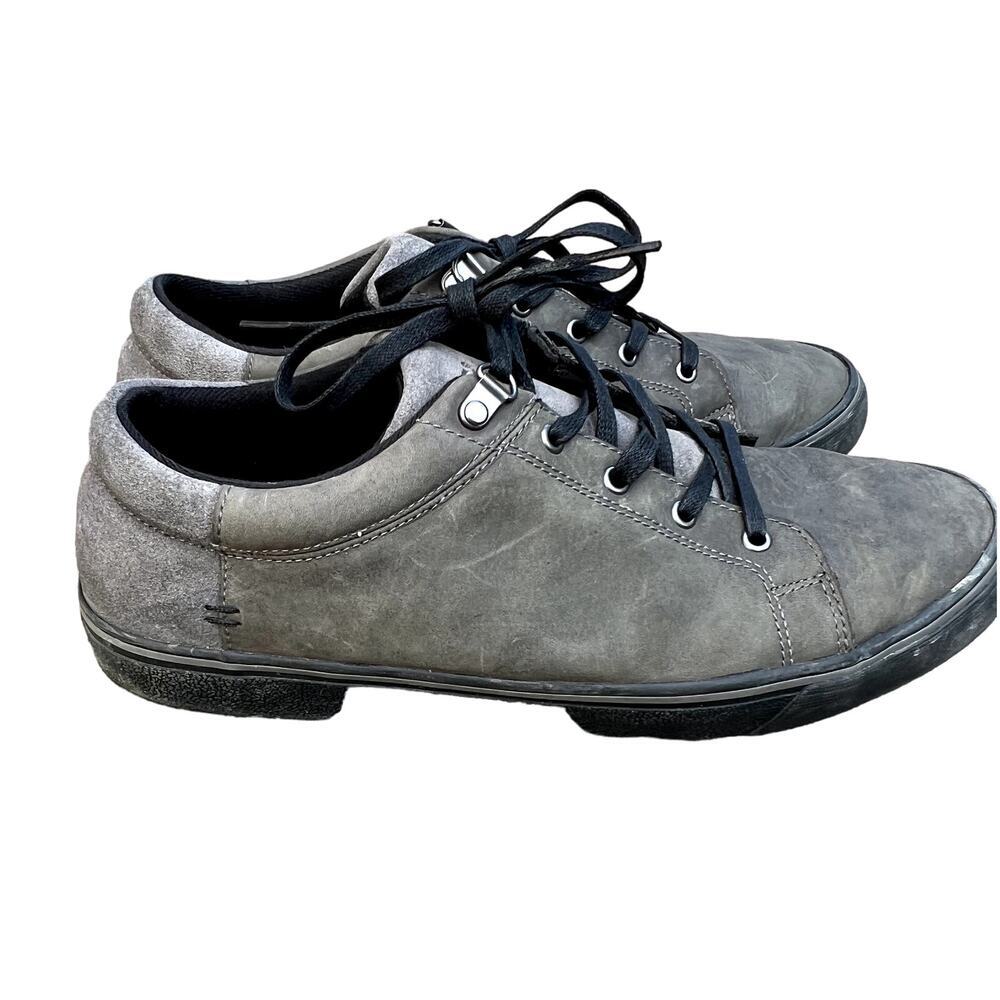 Men's Ugg gray waterproof leather fashion shoes size 11